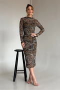 VESTIDO TULE ESTAMPADO