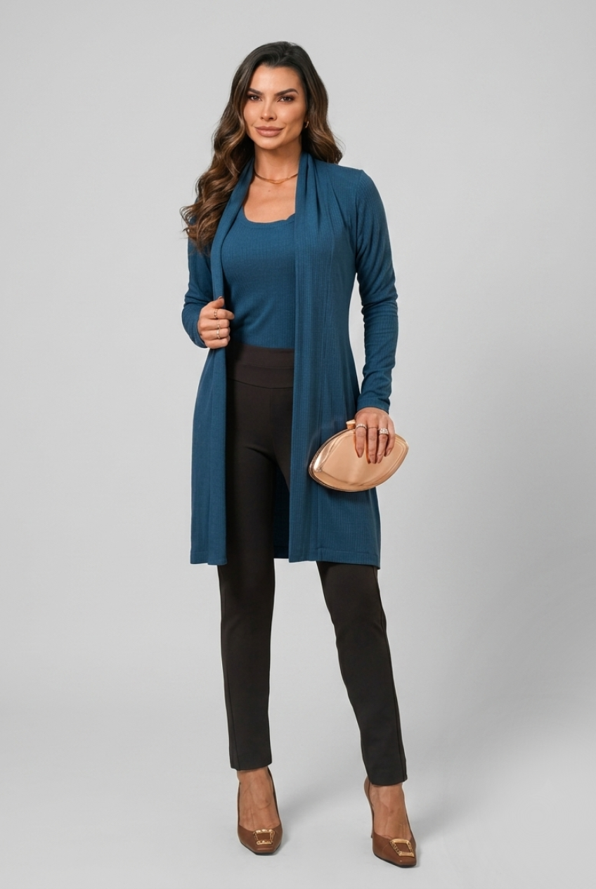 CARDIGAN COM REGATA