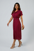 CHEMISE LISTRADO MIDI