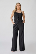 CONJUNTO CALÇA E BLUSA ALFAIATARIA